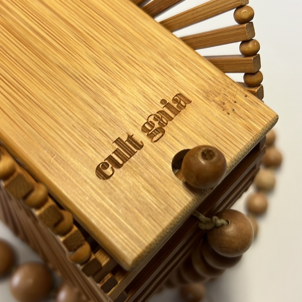 Cult Gaia Luna Natural Bamboo Bag - Picture 3 of 7